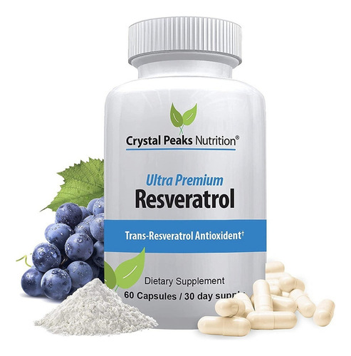 Ultra Premium Resveratrol 60cps - - Unidad A $4482