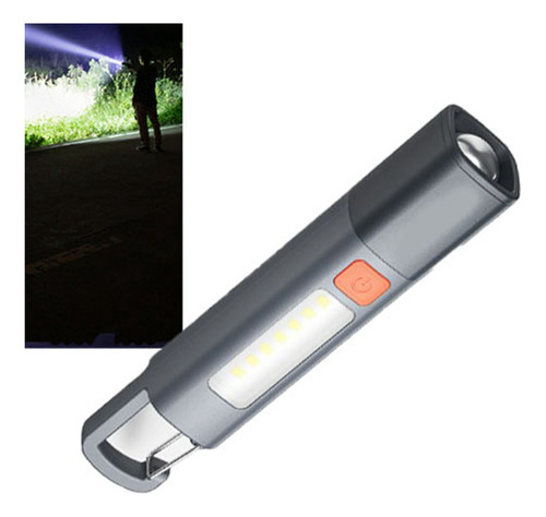 Lanterna Led Portátil Para Trabalho De Longo Alcance, Compac
