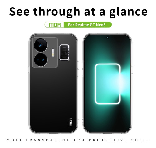 Funda De Teléfono Tpu Ultrafina Transparente Para Realme Gt
