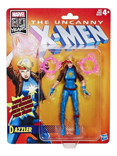 Marvel Legends Dazzler Retro Collection Uncanny X-men Hasbro
