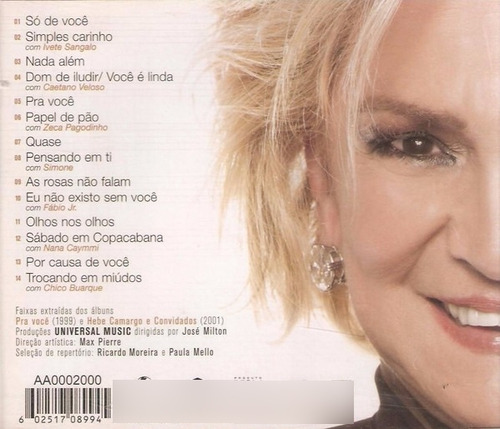 Cd Hebe Camargo As Mais Gostosas Da Hebe Lacrado