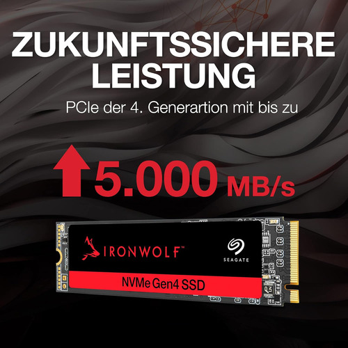 Seagate Ironwolf 525 Ssd 500gb Nas Internal Solid State D...