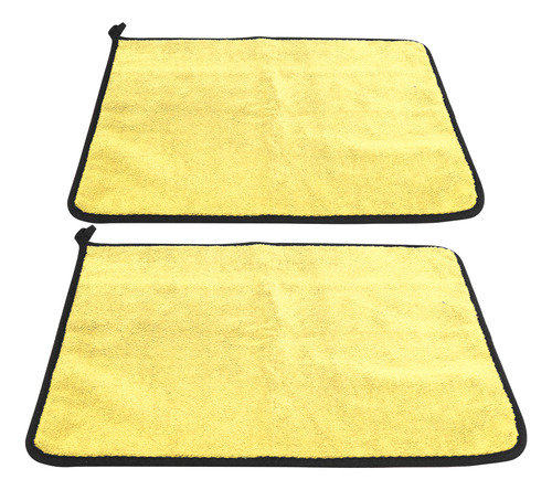 Toalla De Pesca Absorbente Amarilla+gris, Algodón, Espesante