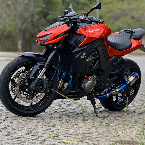 Escapamento Esportivo Z1000 Completo Aço Inox Duas Ponteiras