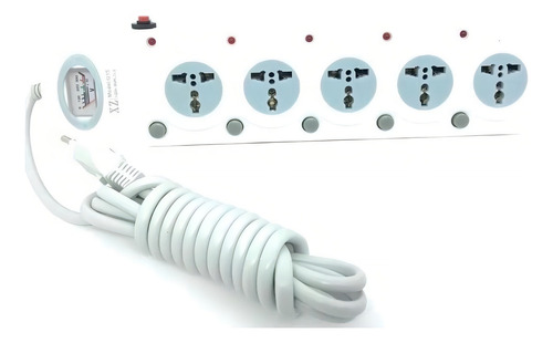 Régua Extensao 16 Tomadas Universal Bivolt 3 Metros Q15
