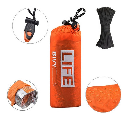 Carpa Tienda Refugio Camping Emergencia Aislante 2 Personas