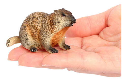 2 Juguete De Marmota, Modelo De Animal De Estilo D