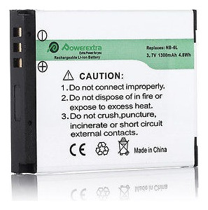 2 X Batería Nb - 6l De Nb-6lh + Cargador Para Canon Powersho