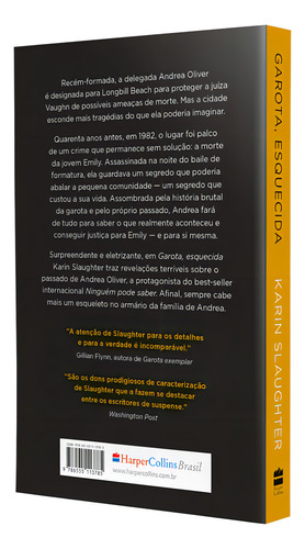Livro Garota Esquecida De Karin Slaughter Capa Mole Em Português 2022 Editora HarperCollins
