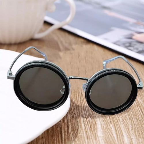 Gafas De Sol Polarizadas Redondeadas Con Tinte Ajustable,r