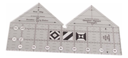 Reglas De Acolchado De 90 Grados, Cuadrículas De 45/60/90 Gr