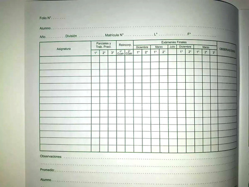 Registro Anual De Calificaciones De Profesorado - F516 -