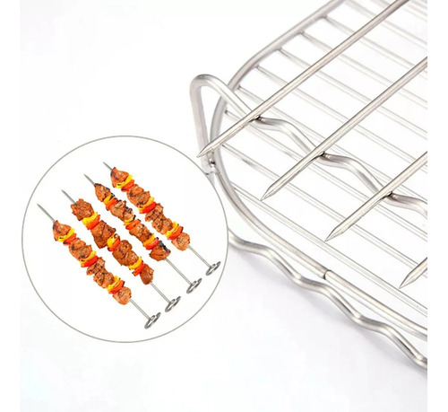 Rack De Fritadeira De Ar Duplo Para Fritadeira