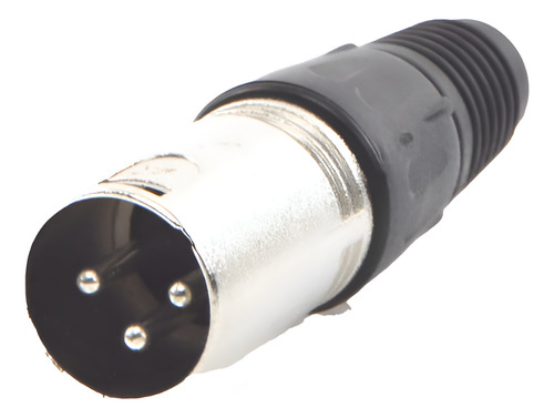 Paquete De 10 Pzas De Conector Epcom Xlr 3 Pines Macho