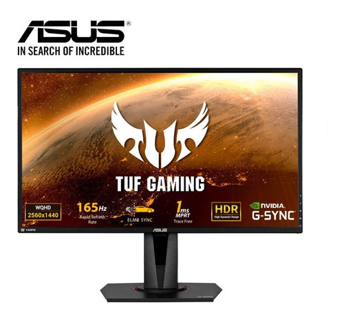 Asus 27 Tuf Vg27 2k 2560x1440 Gsync Ips 165hz 1ms Hdr10 350n