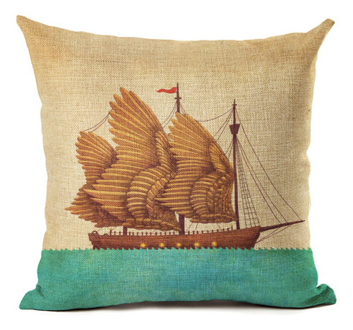 Conjunto De 9 Capas De Almofada, Baleia Azul Mar, 45 X 45cm