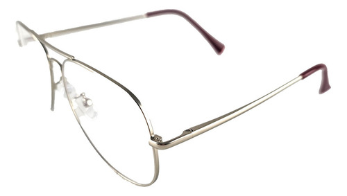 Lentes anteojos filtro azul clipper metal Halo 3025 C3 plateado
