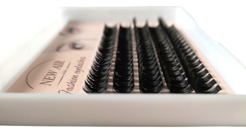 Cílios New Air 80d Volume Russo Cluster Dyt 0.07 D Mix