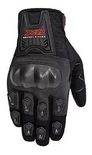 Luva Preta X11 Blackout Motoqueiro Moto Motociclista Com Nf