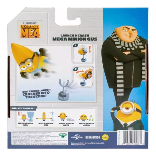 Figura Genial, Illuminations Despicable Me 4 Mega Minion Gus