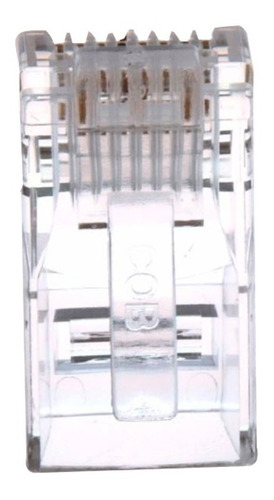100 Unidades De Fichas Rj45 P/utp Conexión De Red De Calidad