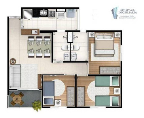 Imagem 9 de 11 de Apartamento Com 3 Dormitórios À Venda, 59 M² Por R$ 469.864,00 - Belenzinho - São Paulo/sp - Ap0855