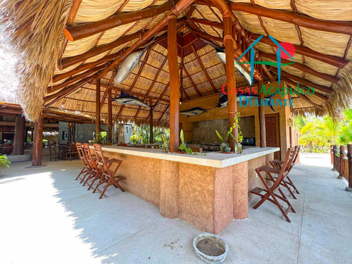 Cad Casa Los Cocoteros. Playa Privada A La Laguna De Tres Palos. 2 Albercas Privadas. Cocina Industrial