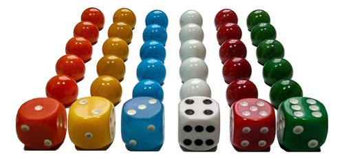 Juego De Mesa No Te Enojes Repuesto Canicas Y Dados Estuche