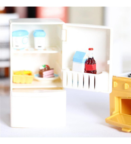 . 2x Juego De Accesorios De Muebles De Cocina En Miniatura