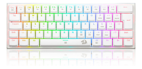 Redragon Anivia Lunar White Rgb Switch Azul Lunar White Português Abnt2
