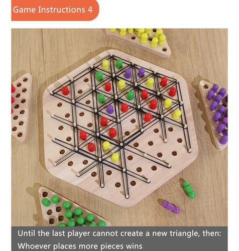 . Jogo Chain Chesses Rubber Game Excitante Triggle Rubber