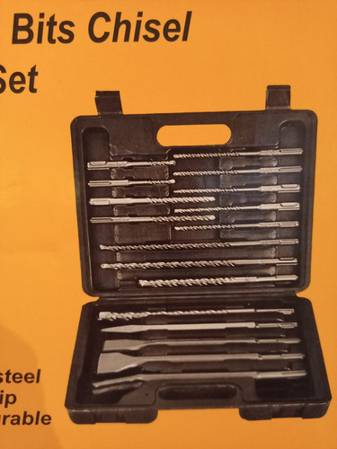 Juegos De Mechas Y Cinceles Sdsplus 17pzs Acero Carbon Ffera