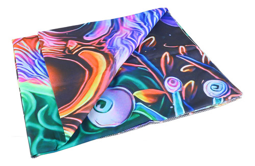 Tapiz Decorativo Colorido Misterioso Con Forma De Calavera R