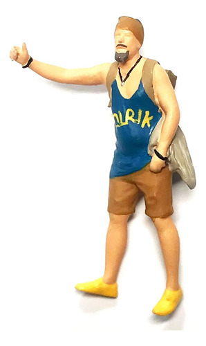 Modelo De Figuras Masculinas Em Escala 1/64, Pessoas Azul