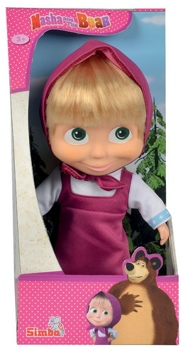 Imagen 1 de 5 de Masha Y El Oso Muñeca Mediana 23 Cm Original Tv Educando