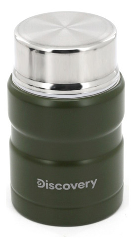 Termo Conservador Alimentos Discovery 500ml Acero Inoxidable Verde