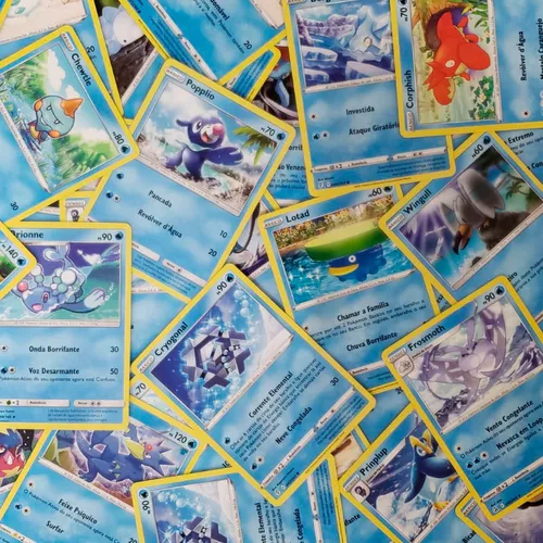 Cartas Pokémon - Tipo Água (15 Cartas) Leiria, Pousos, Barreira E