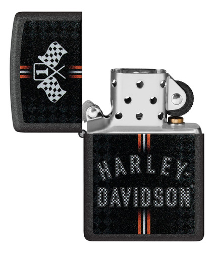 Mechero De Bolsillo Zippo Harley-davidson Con Diseño De Band