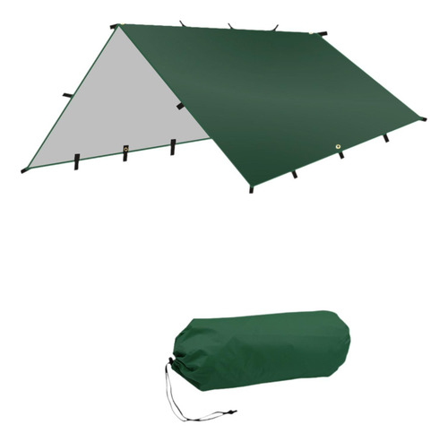 Toldo De Lona Plegable Para Tienda De Campaña, Verde