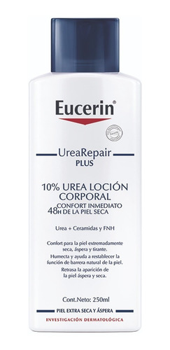 Imagen 1 de 2 de Loción Corporal Eucerin Urearepair 10% Piel Extra Seca 250ml