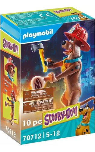 Playmobil Scooby Doo Bombero 70712 - Juguete Coleccionable