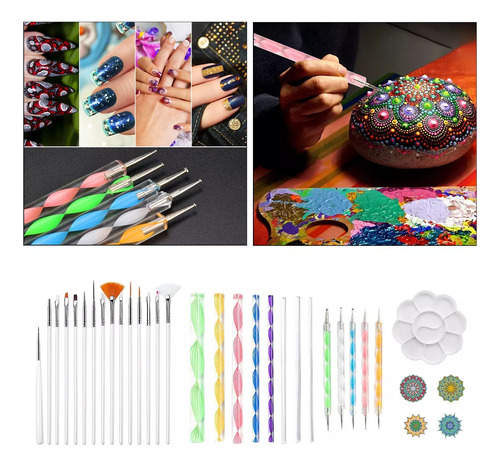 Kit De Puntillismo, Herramienta Para Apuntar Mandala