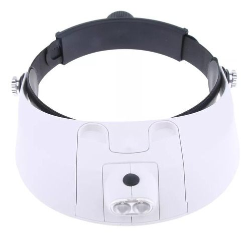 Lupa De Montaje Frontal Con 2 Led Y 5 Lentes Desmontables /