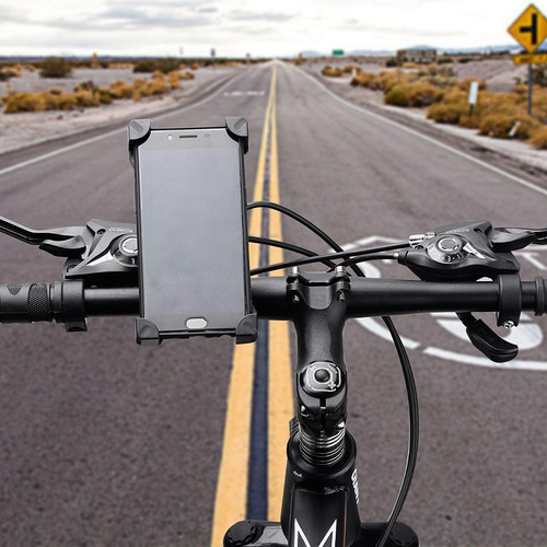 Imagen 4 de 7 de Soporte Universal Celular Manillar Bicicleta Moto Gps