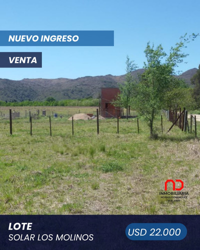 Vendo Lote - Solar De Los Molinos