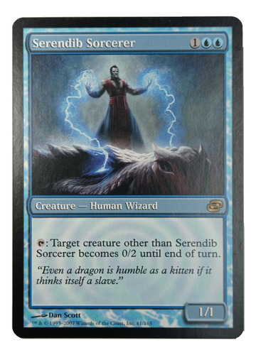 Carta Magic Serendib Sorcerer [planar Chaos] Mtg Wizard