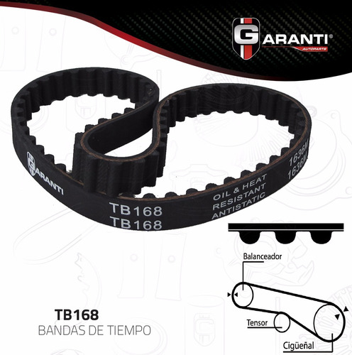 Banda Distribucion Tiempo Mitsubishi Outlander 2.4 2003-2006