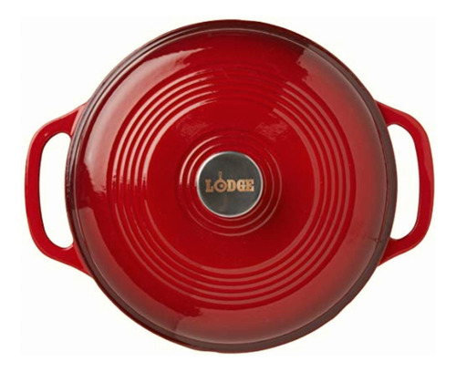 Lodge Color Ec6d43 Olla Holandesa De Hierro Fundido