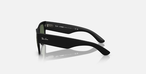 Ray-ban Rb4840s Mega Wayfarer Liteforce Cuadrado Negro Verde Oscuro Negro Matte Negro Matte