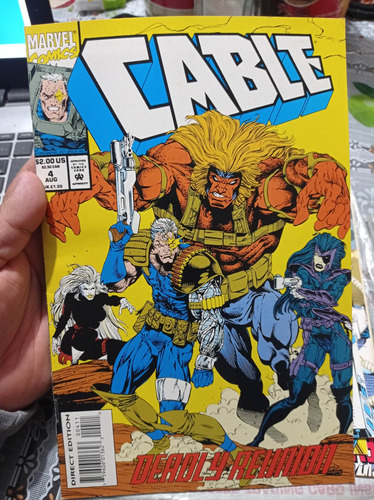 Cómic Marvel En Inglés Cable No.4  12